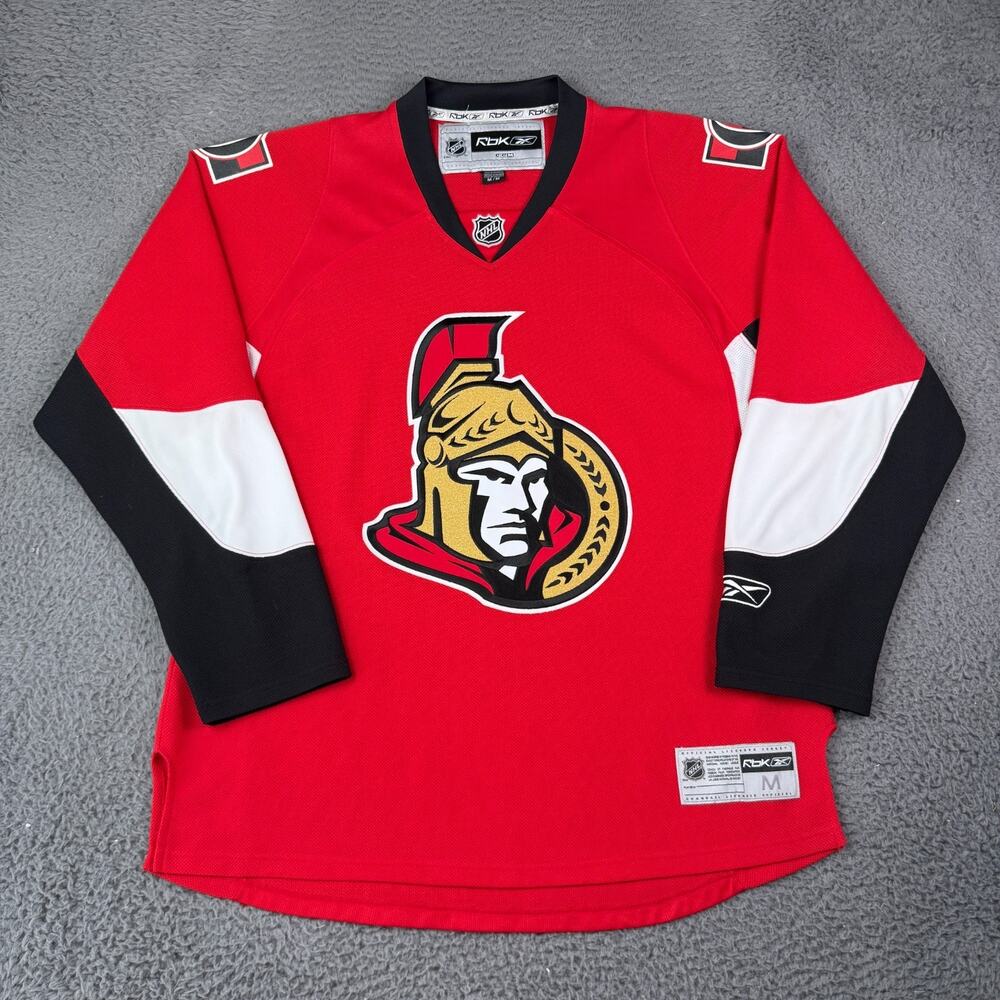 Reebok Ottawa Senators Premier NHL Hockey Jersey Mens Size M Red Embroidered